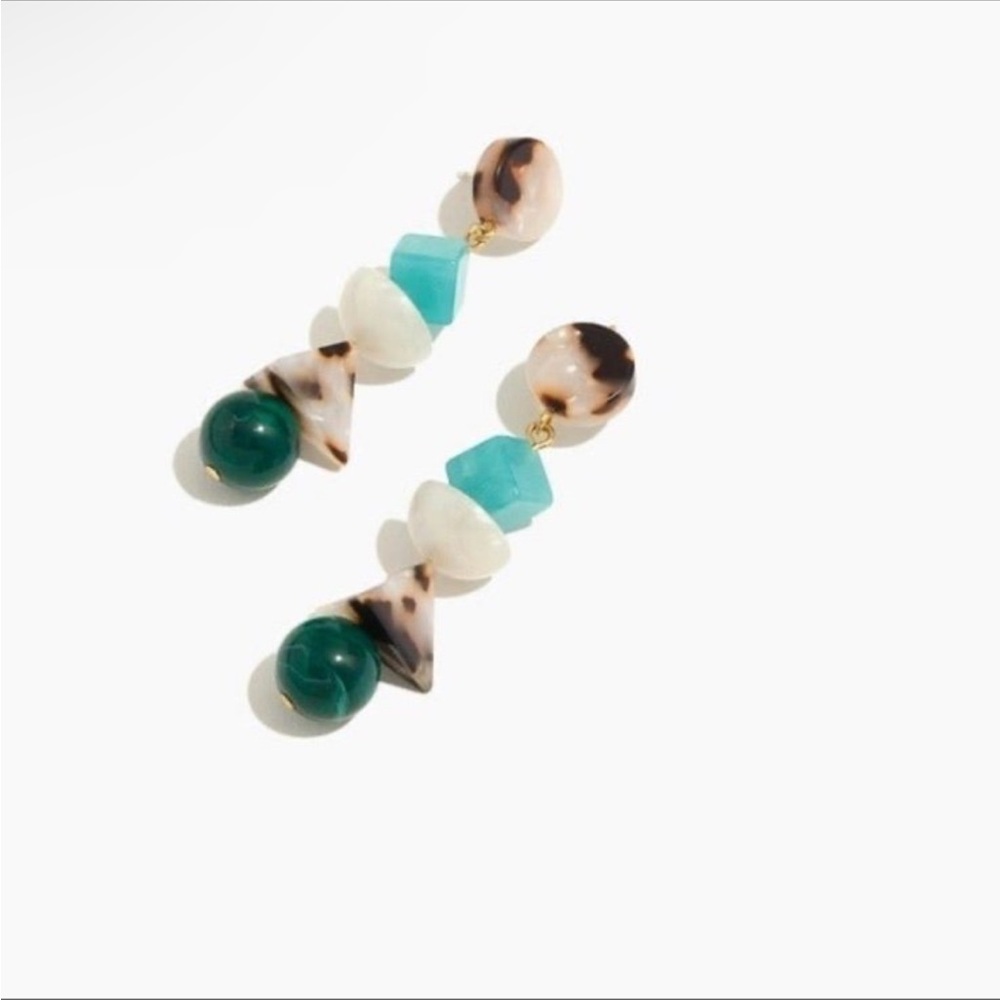 Madewell Geometric Stack Statement Earring - image 1